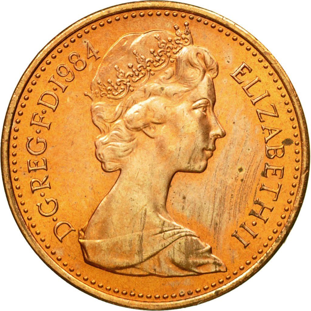United Kingdom | 1/2 Penny Coin | Elizabeth II | KM:926 | 1982 - 1984