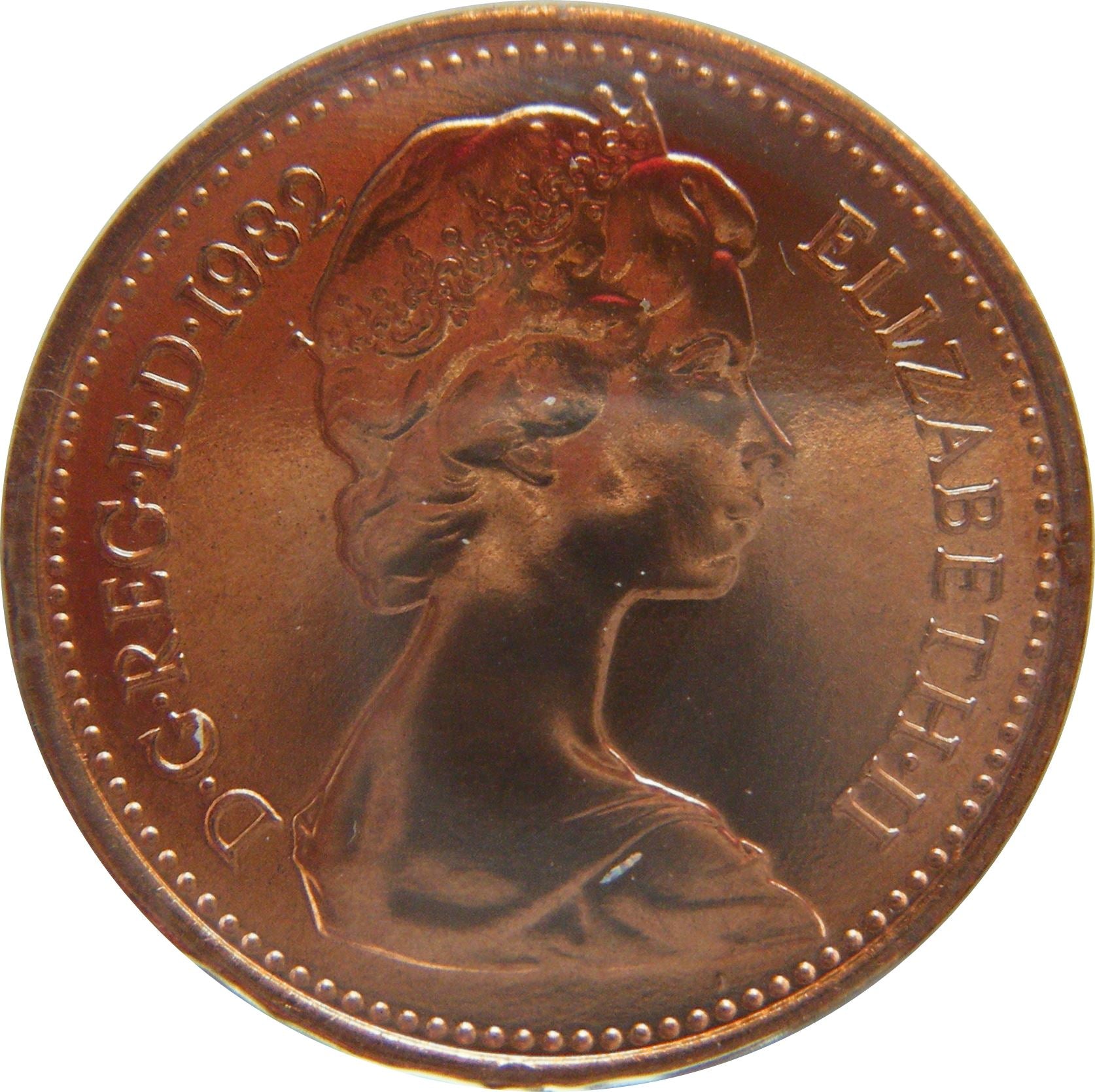 United Kingdom | 1/2 Penny Coin | Elizabeth II | KM:926 | 1982 - 1984