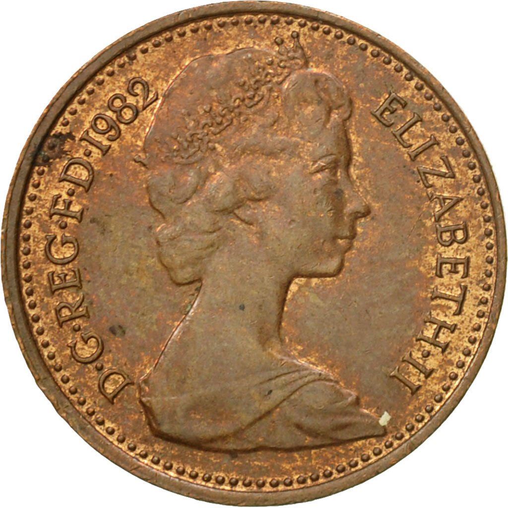 United Kingdom | 1/2 Penny Coin | Elizabeth II | KM:926 | 1982 - 1984