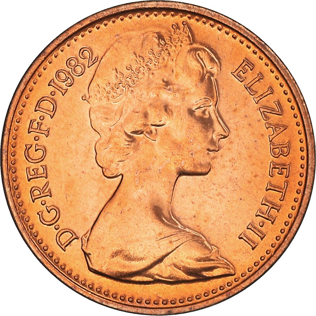 United Kingdom | 1/2 Penny Coin | Elizabeth II | KM:926 | 1982 - 1984