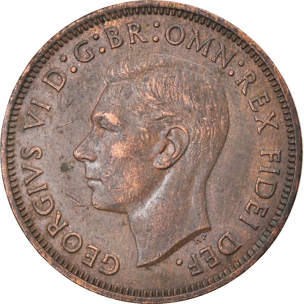 United Kingdom | 1/2 Penny Coin | George VI | KM:868 | 1949 - 1952