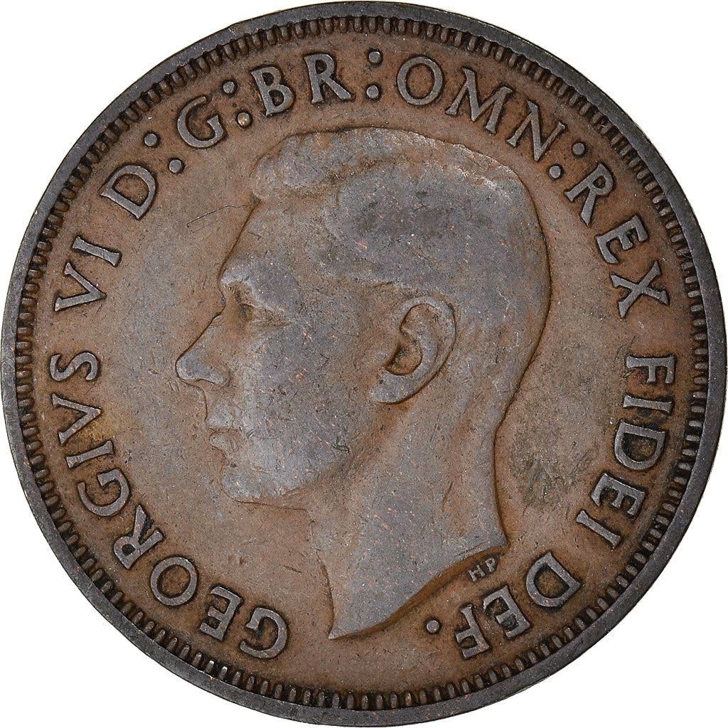 United Kingdom | 1/2 Penny Coin | George VI | KM:868 | 1949 - 1952
