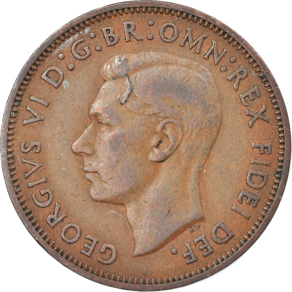 United Kingdom | 1/2 Penny Coin | George VI | KM:868 | 1949 - 1952