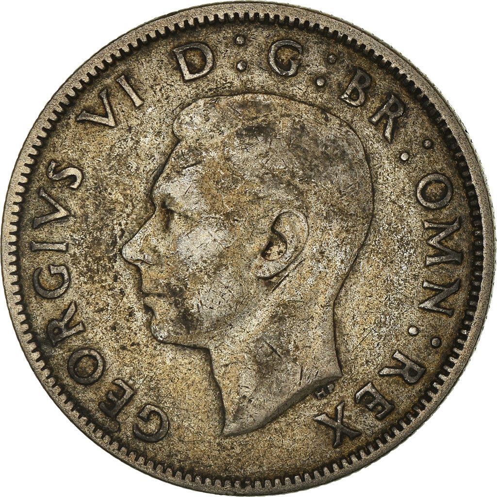 United Kingdom | 2 Shillings Coin | George VI | KM:855 | 1937 - 1946
