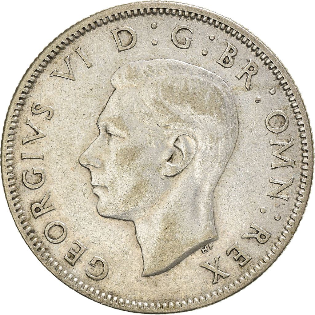 United Kingdom | 2 Shillings Coin | George VI | KM:855 | 1937 - 1946
