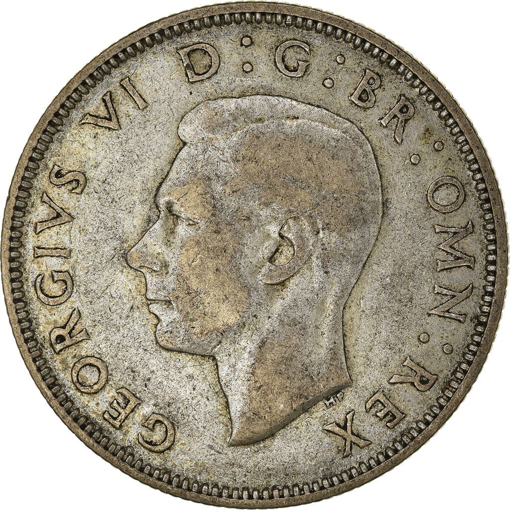 United Kingdom | 2 Shillings Coin | George VI | KM:855 | 1937 - 1946