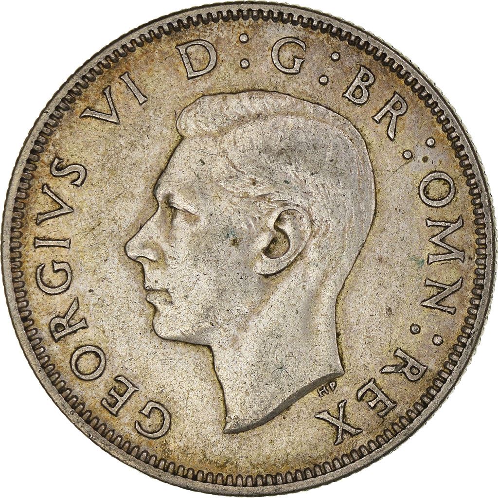 United Kingdom | 2 Shillings Coin | George VI | KM:855 | 1937 - 1946