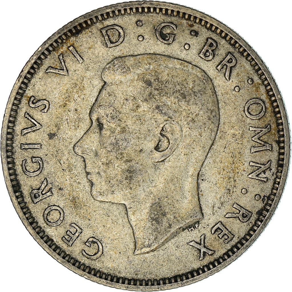 United Kingdom | 2 Shillings Coin | George VI | KM:855 | 1937 - 1946