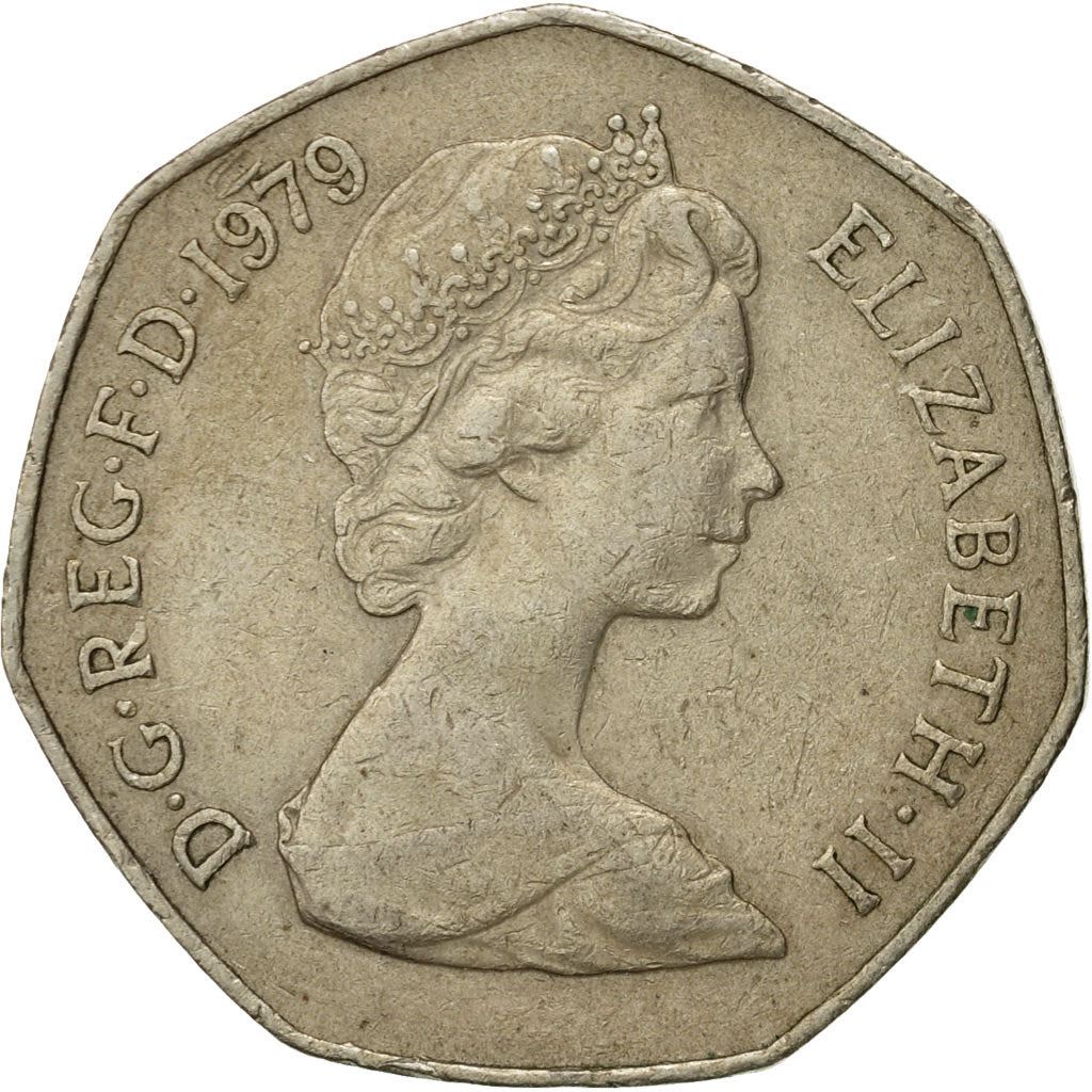 United Kingdom | 50 New Pence Coin | Britannia | KM:913 | 1969 - 1981