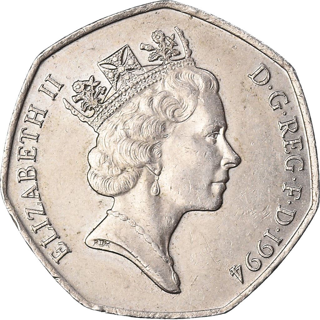 United Kingdom | 50 Pence Coin | D-Day | Km:966 | 1994