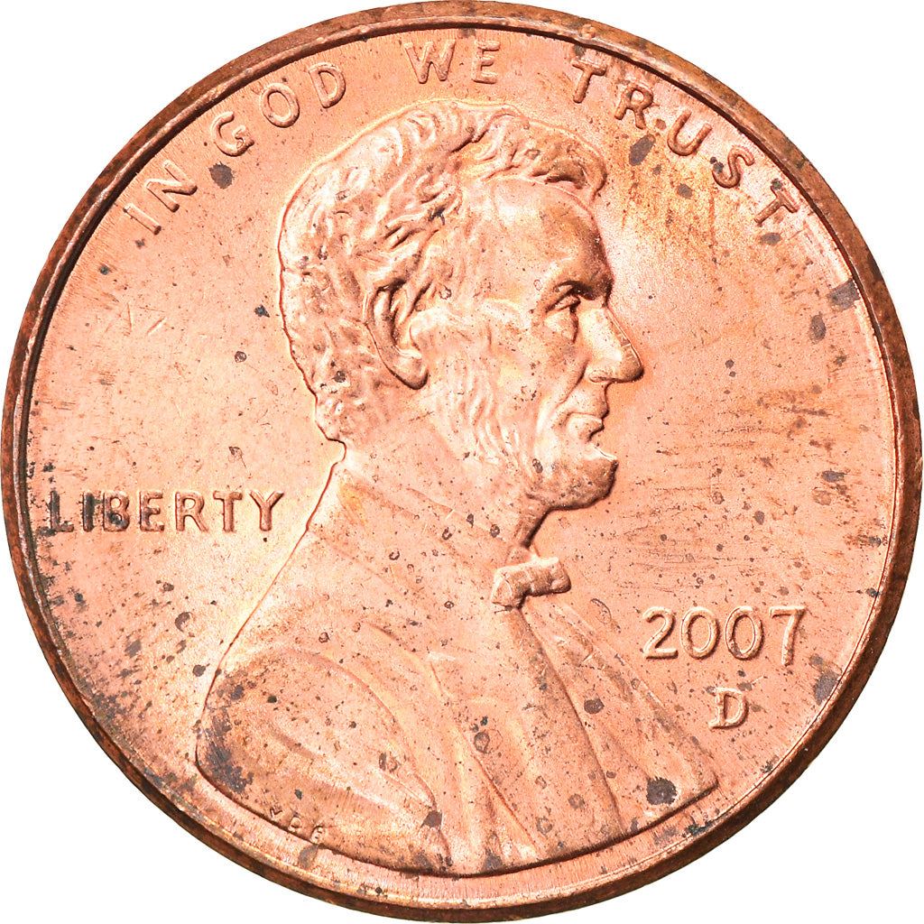 United States | American 1 Cent Coin | Lincoln Memorial | KM201b | 1983 - 2008