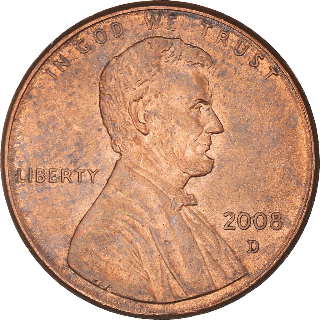 United States | American 1 Cent Coin | Lincoln Memorial | KM201b | 1983 - 2008