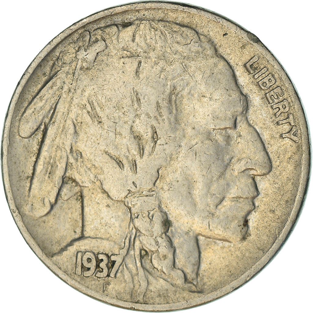 United States | American 5 Cents Coin | Cheyenne Chief | Bison | KM134 | 1913 - 1938