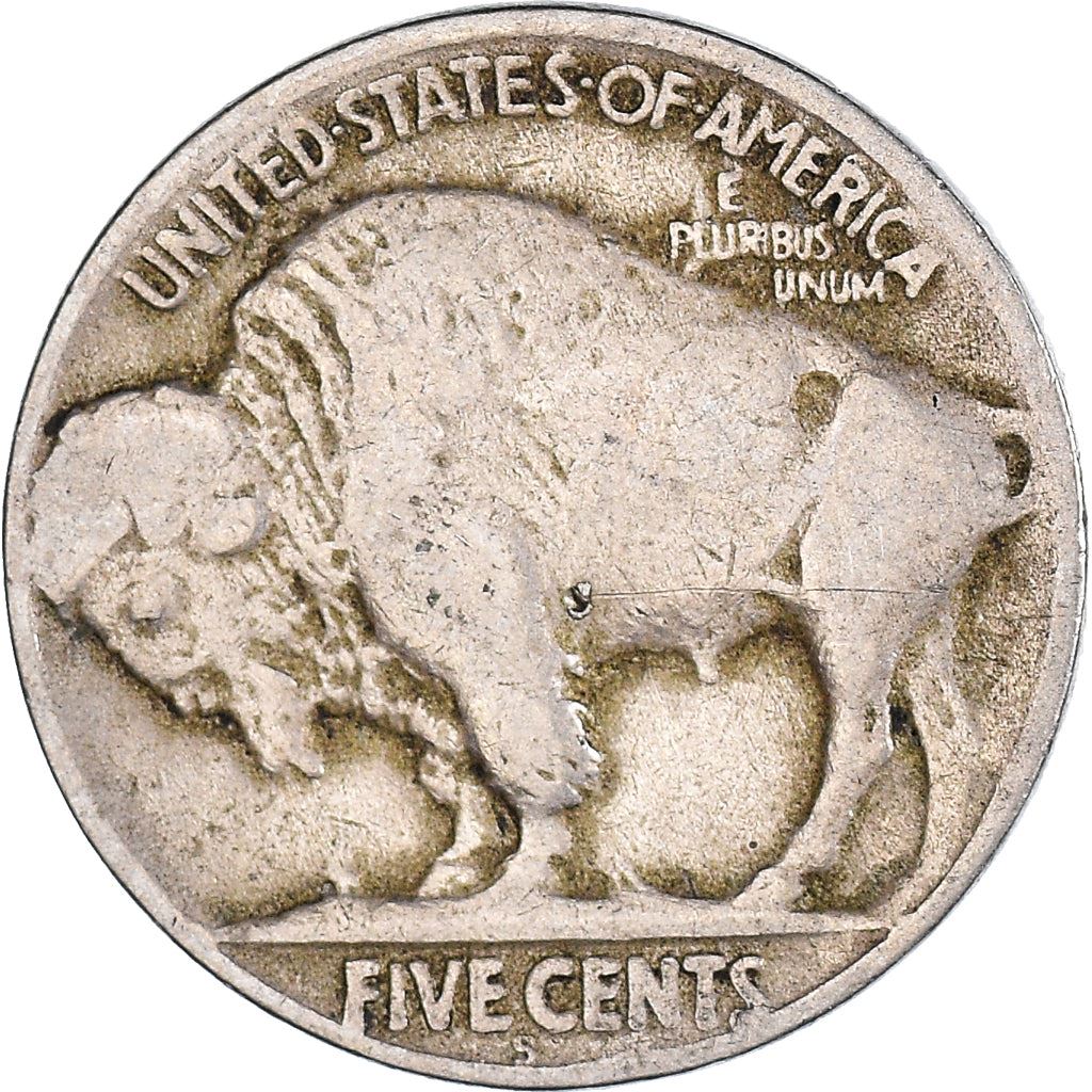 United States | American 5 Cents Coin | Cheyenne Chief | Bison | KM134 | 1913 - 1938