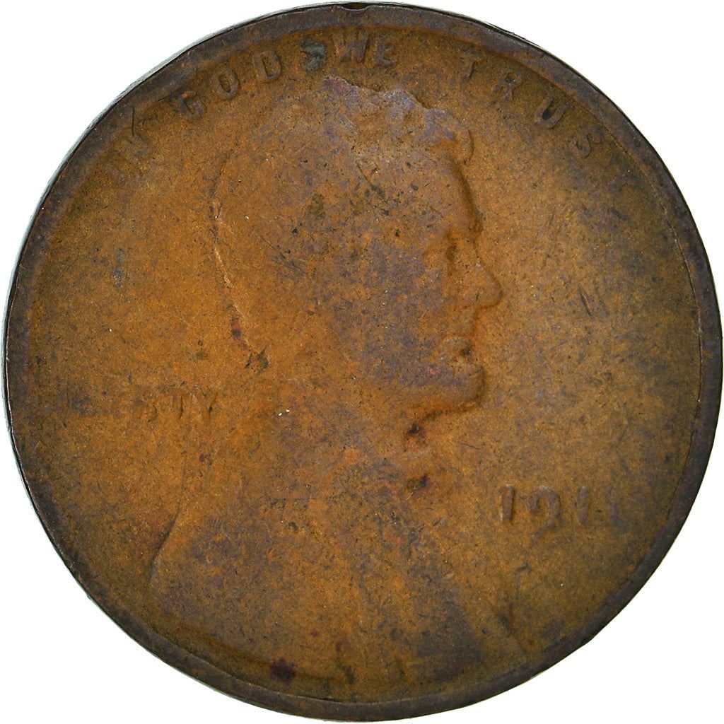 United States | 1 Cent Coin | Abraham Lincoln | KM:132 | 1909 - 1958
