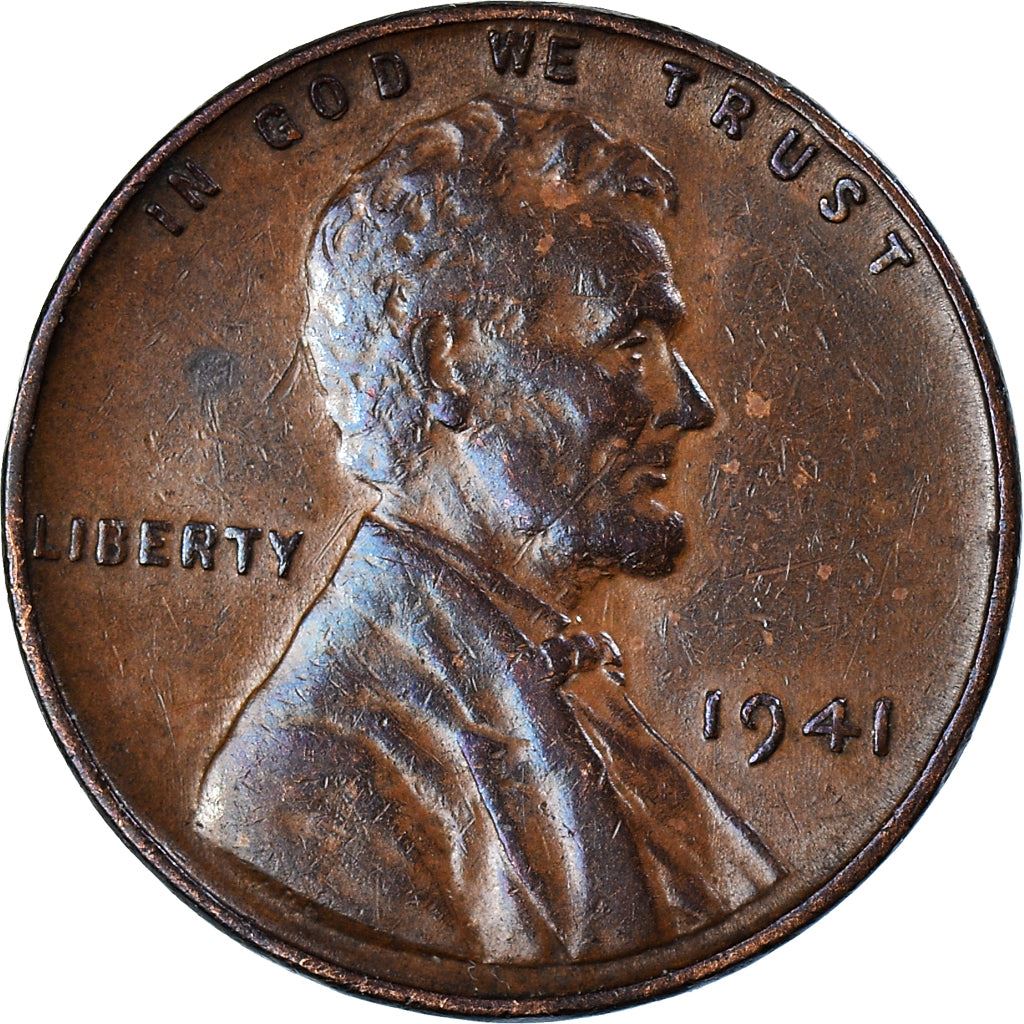 United States | 1 Cent Coin | Abraham Lincoln | KM:132 | 1909 - 1958