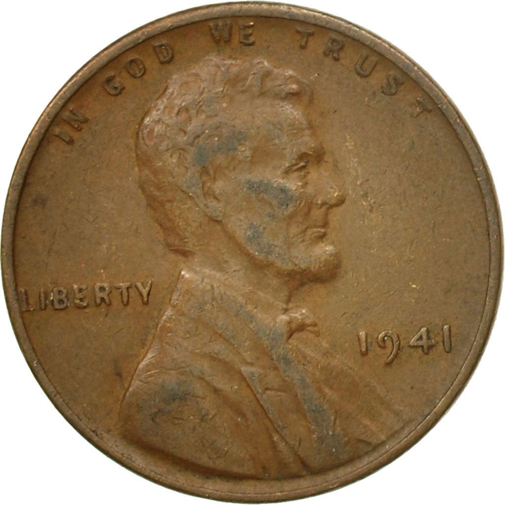 United States | 1 Cent Coin | Abraham Lincoln | KM:132 | 1909 - 1958