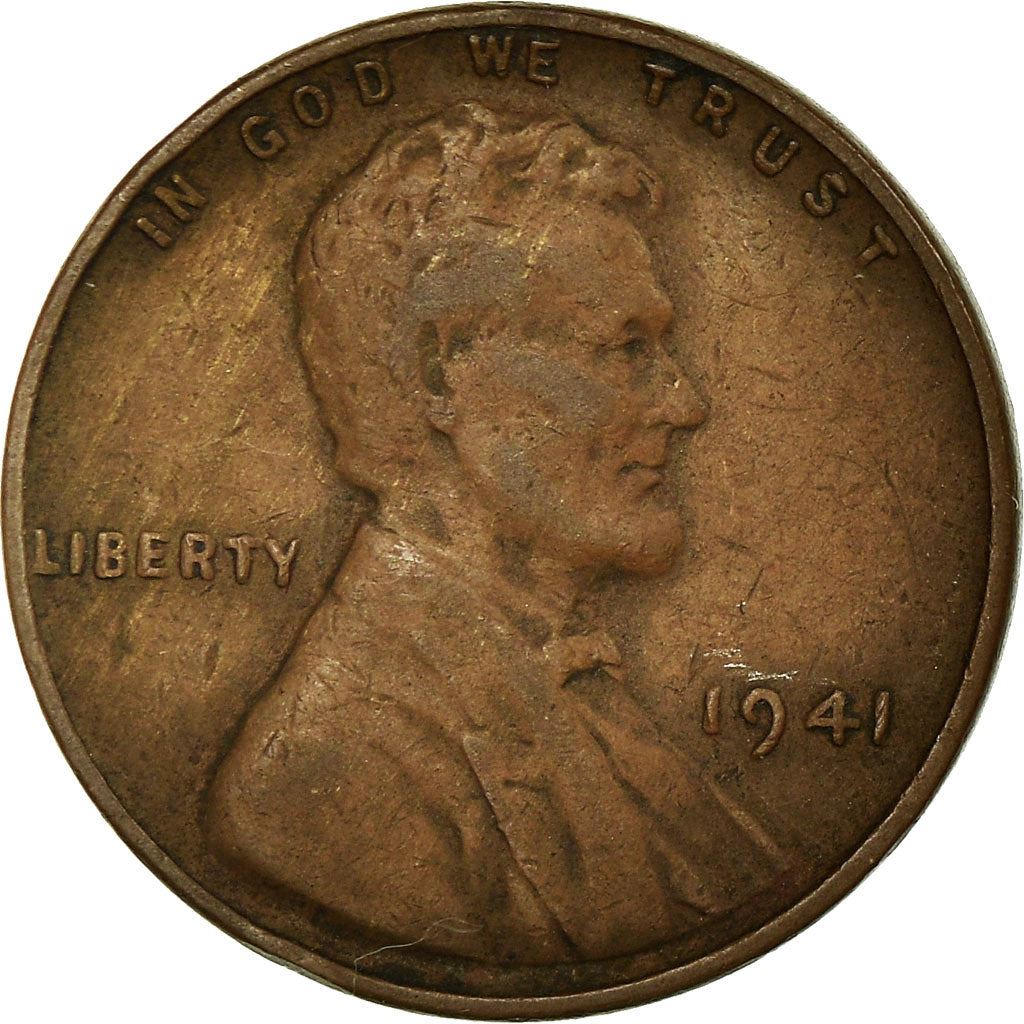 United States | 1 Cent Coin | Abraham Lincoln | KM:132 | 1909 - 1958