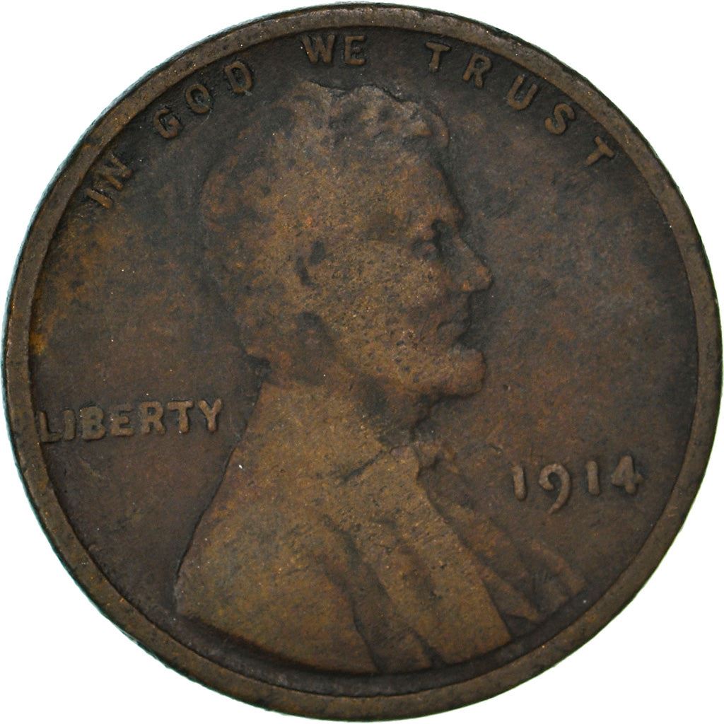 United States | 1 Cent Coin | Abraham Lincoln | KM:132 | 1909 - 1958