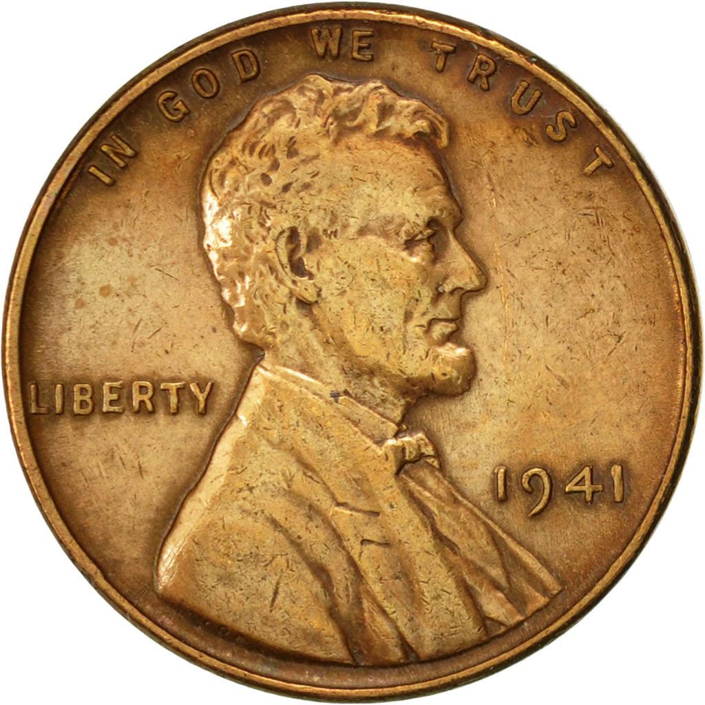 United States | 1 Cent Coin | Abraham Lincoln | KM:132 | 1909 - 1958