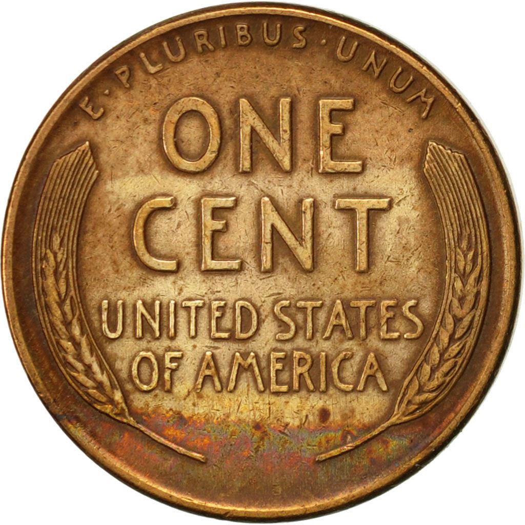 United States | 1 Cent Coin | Abraham Lincoln | KM:132 | 1909 - 1958