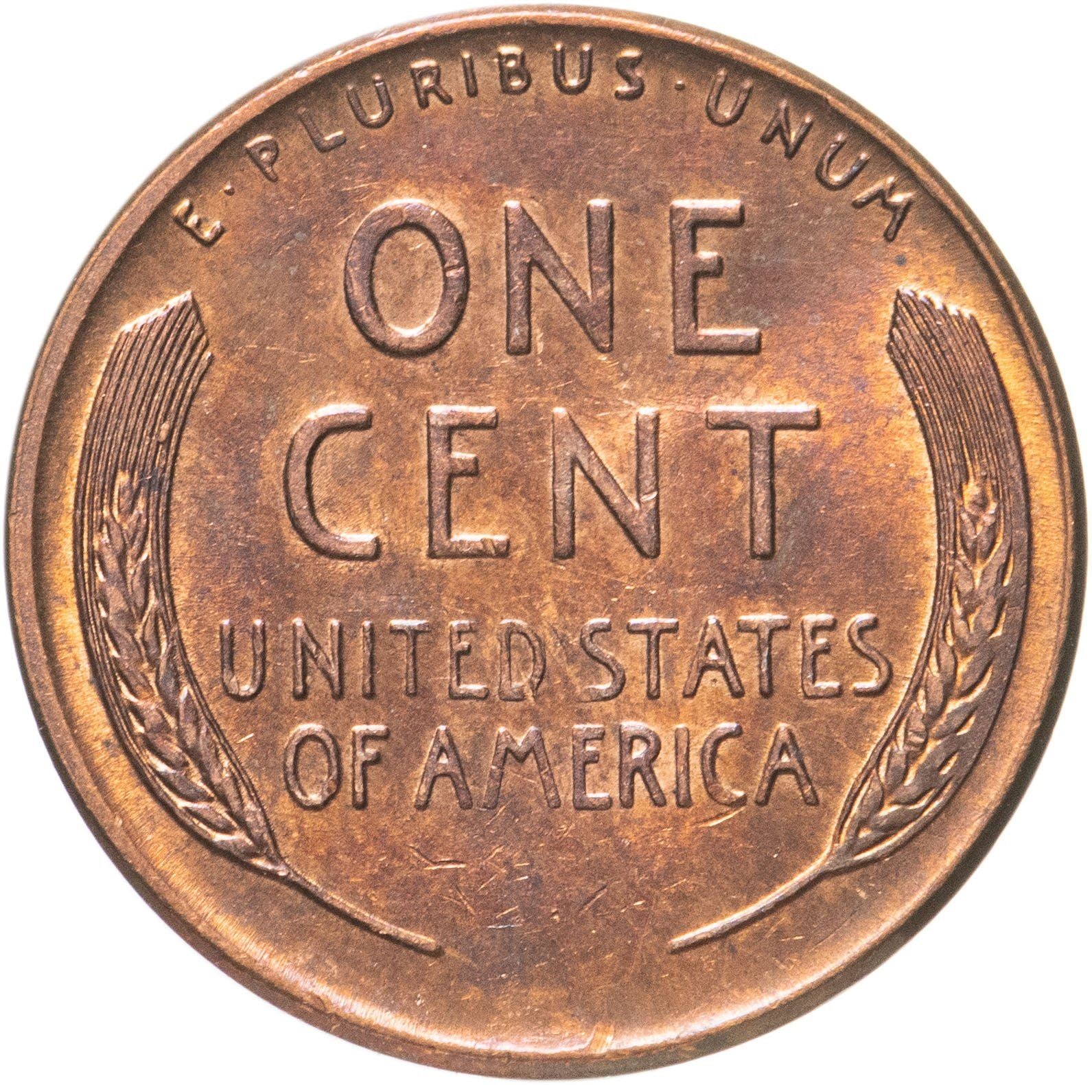United States | 1 Cent Coin | Abraham Lincoln | KM:132 | 1909 - 1958