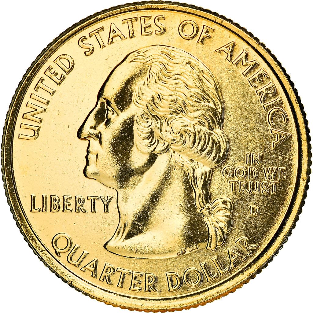 United States Coin American ¼ Dollar | George Washington | New Mexico | Zia Sun | KM422 | 2008