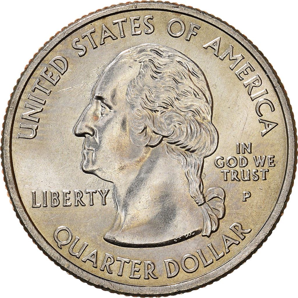 United States Coin American ¼ Dollar | George Washington | South Dakota | Mount Rushmore | Ring-necked Pheasant | KM386 | 2006