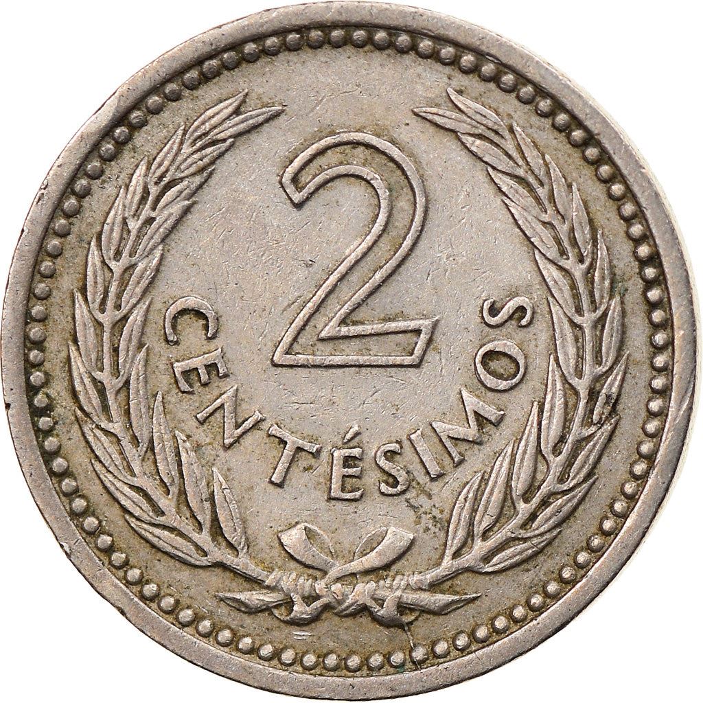 Uruguay Coin Uruguayan 2 Centésimos | Jose Gervasio Artigas | KM33 | 1953
