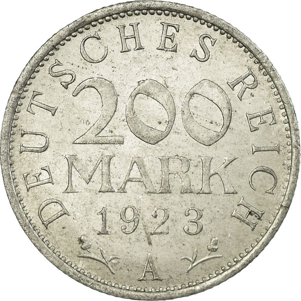 Weimar Republic 200 mark Coin | German Reich | KM35 | 1923
