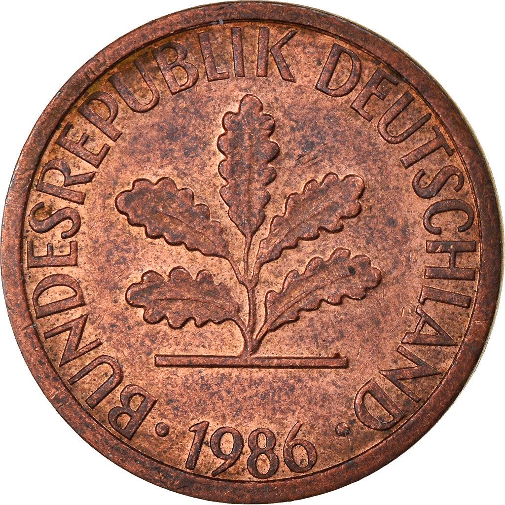 Västtysk 1 Pfennig | KM105 | 1950 - 2001