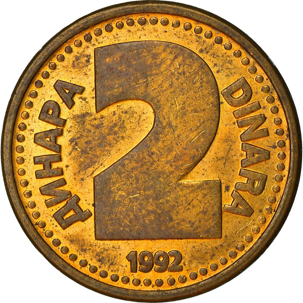 Yugoslavia 2 Dinara | KM150 | 1992