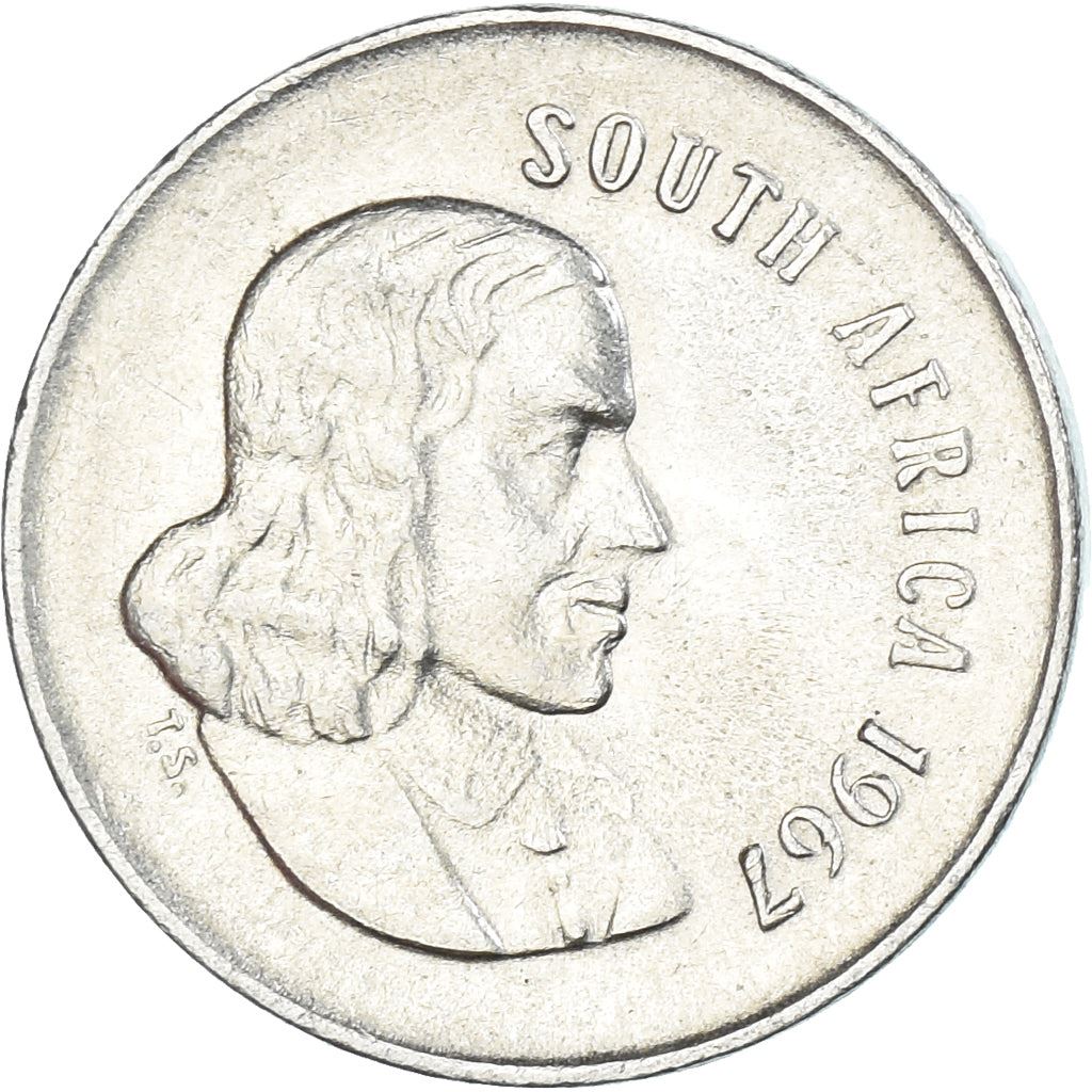 South Africa 5 Cents Coin | English Legend - SOUTH AFRICA | KM67.1 | 1965 - 1969