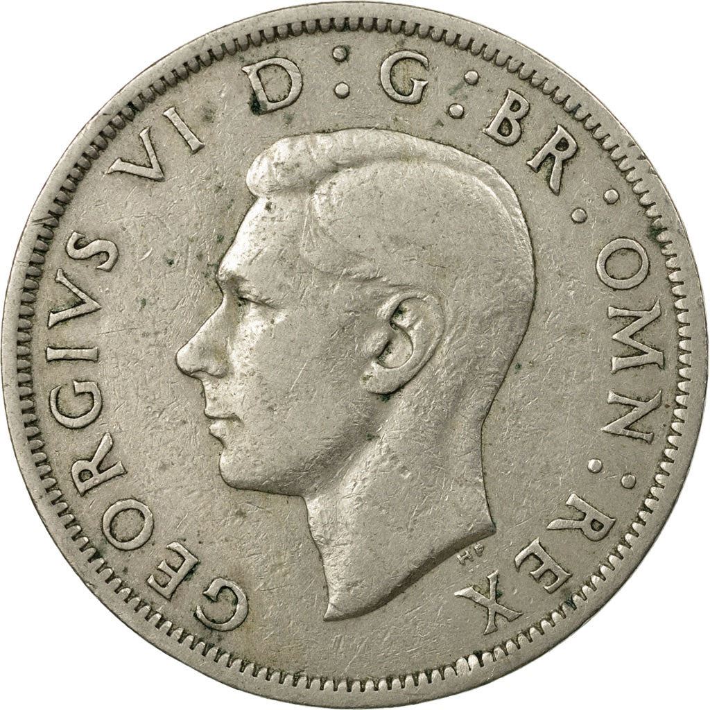 United Kingdom | 1/2 Crown Coin | George VI | Km:866 | 1947 - 1948