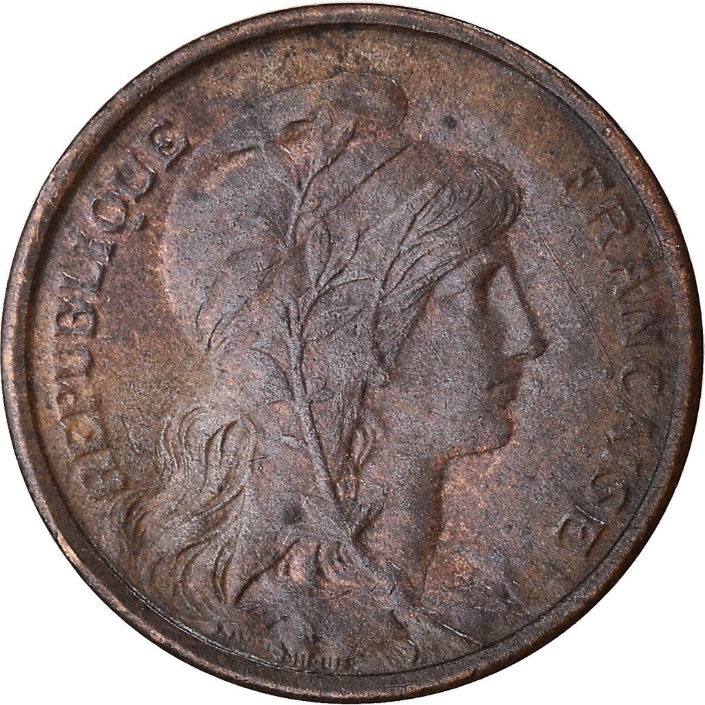 French 1 Centime Coin | Third Republic | KM840 | France | 1898 - 1920