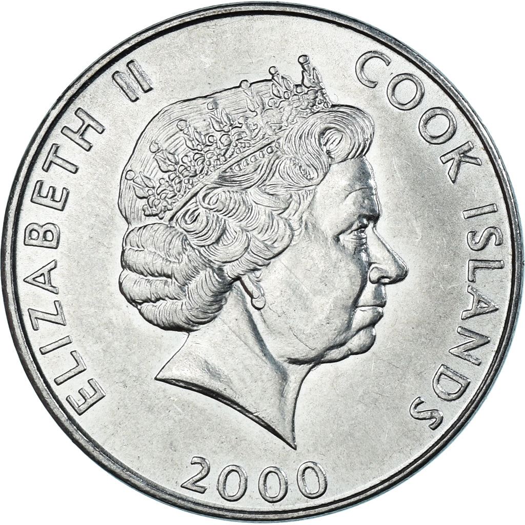 Cook Islands | 5 Cents Coin | Tangaroa | Km:369 | 2000