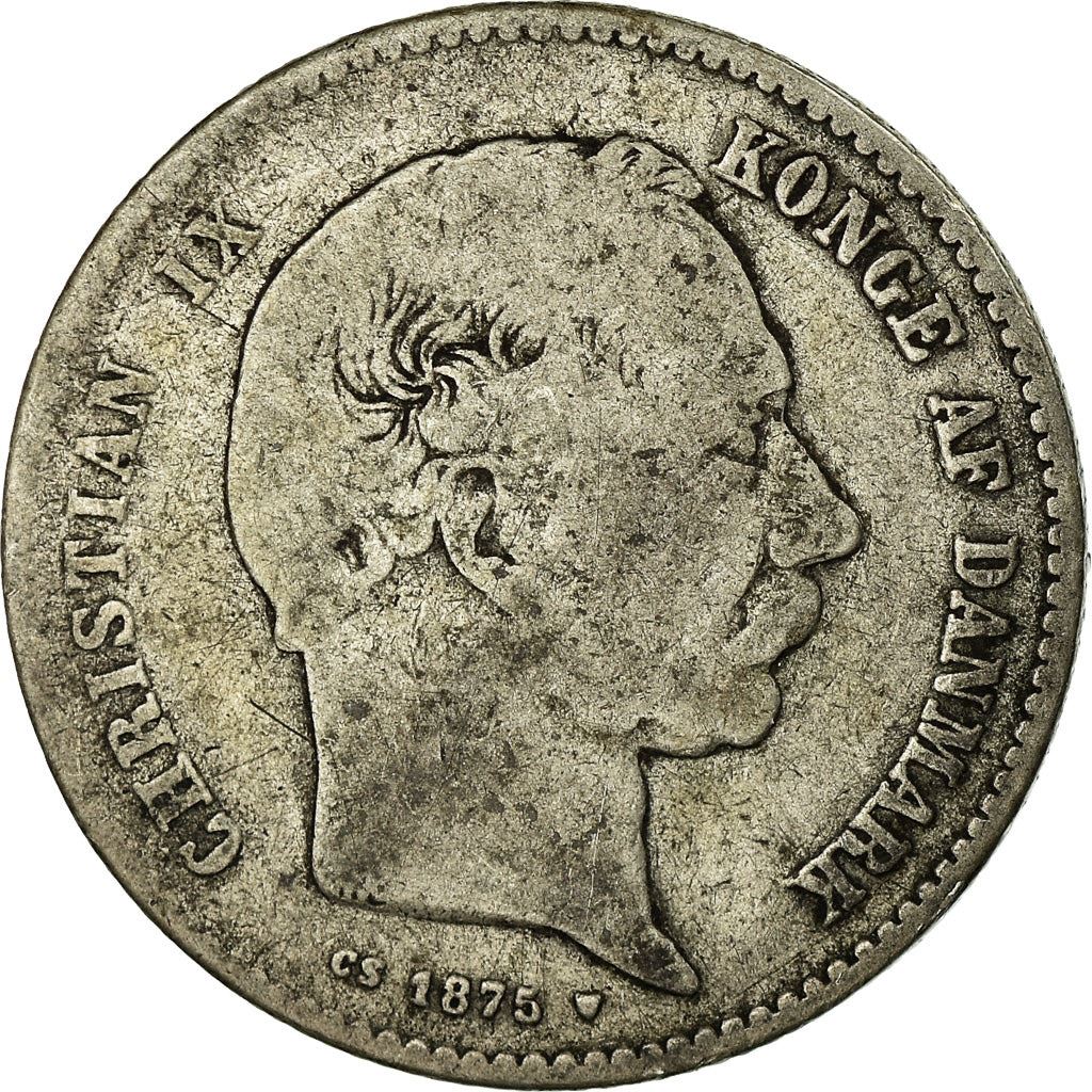 Denmark | 1 Krone Coin | Christian IX | KM:797 | 1875 - 1898