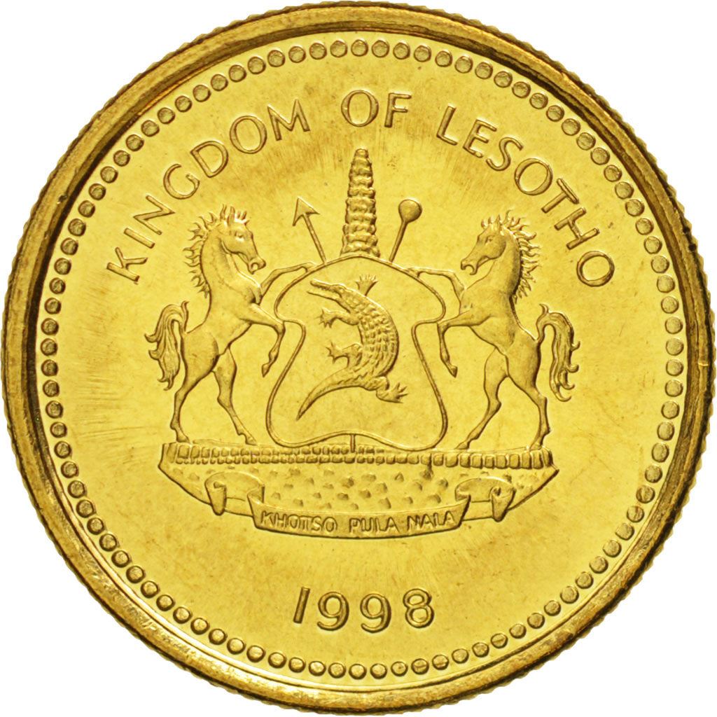 Lesotho | 10 Lisente Coin | Angora goat | Km:63 | 1998 - 2023