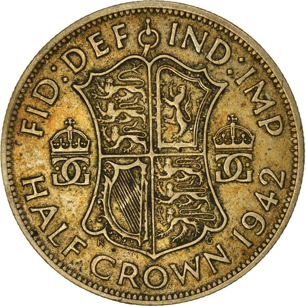 United Kingdom | 1/2 Crown Coin | George VI | KM:856 | 1937 - 1946