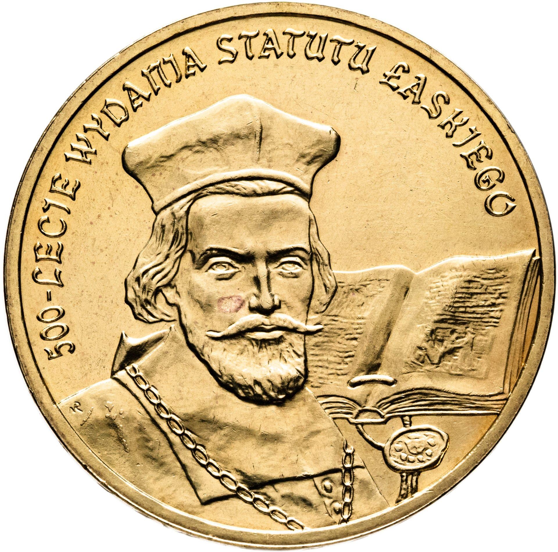 Poland | 2 Zlotys Coin | Jan Łaski's Statute | Y:574 | 2006