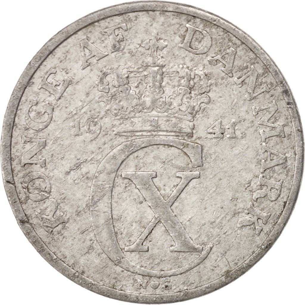 Denmark | 5 Ore Coin | Monogram | Km:834 | 1941