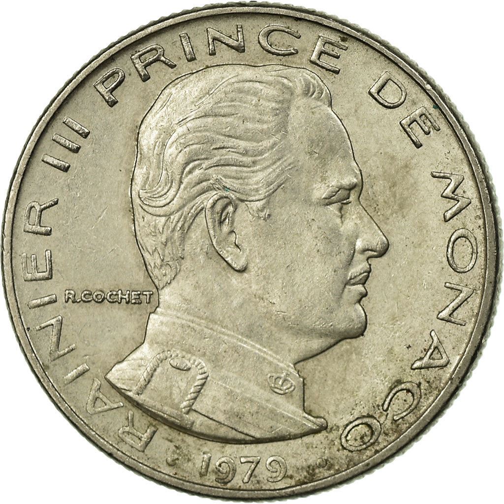 Monaco | 1/2 Franc Coin | Rainier III | Km:145 | 1965 - 1995