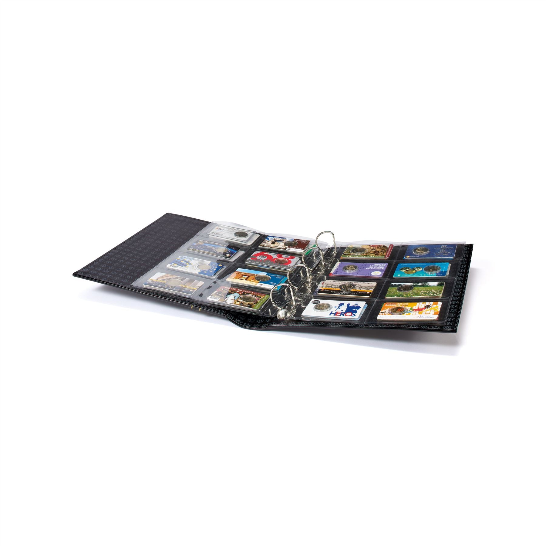 GRANDE CLASSIC Ring Binder with Slipcase | Coin and Banknote Album | Up to 60 Sheet Capacity | 4 Color Options