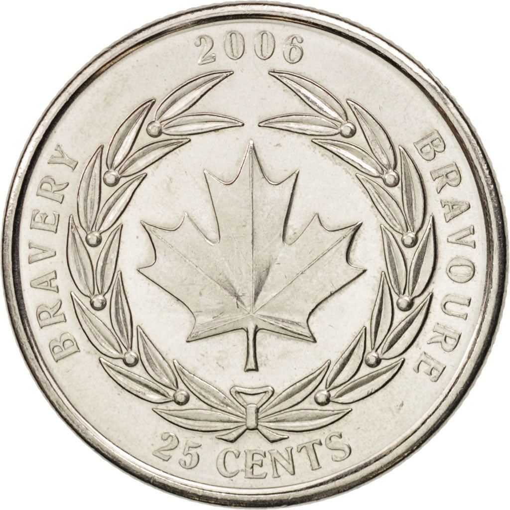 Canada | 25 cent | Mod til Mod | Nikkeleret stål | KM:629 | 2006