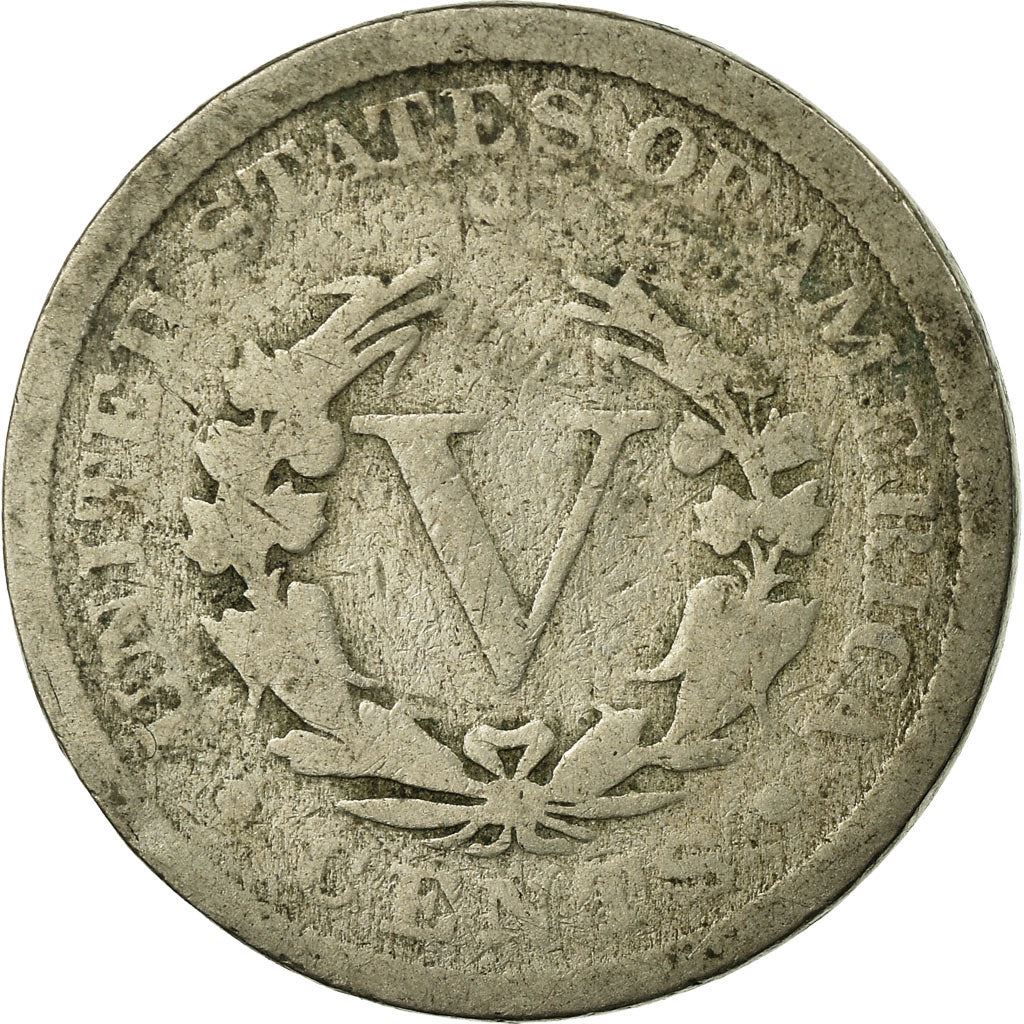 United States | 5 Cents Coin | Liberty | Roman Numeral | KM112 | 1883 - 1913