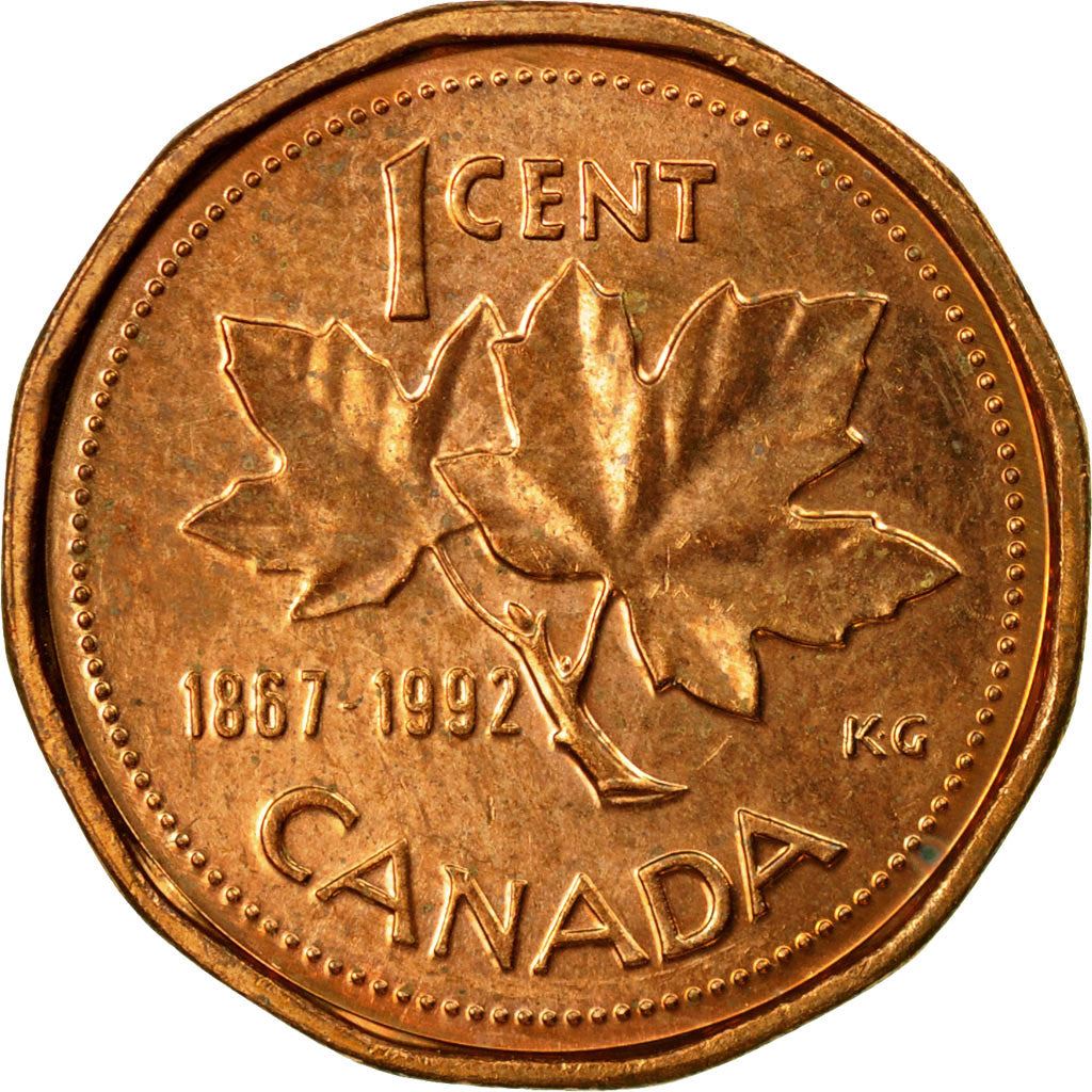 Canada | 1 Cent Coin | Bronze | Confederation | KM:204 | 1992