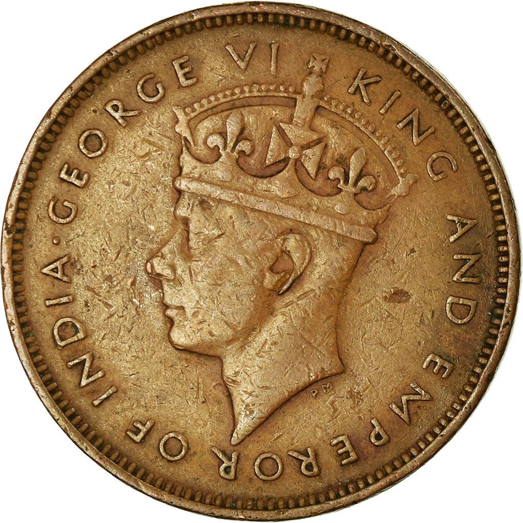 Mauritius | 5 Cents Coin | George VI | Km:20 | 1942 - 1945