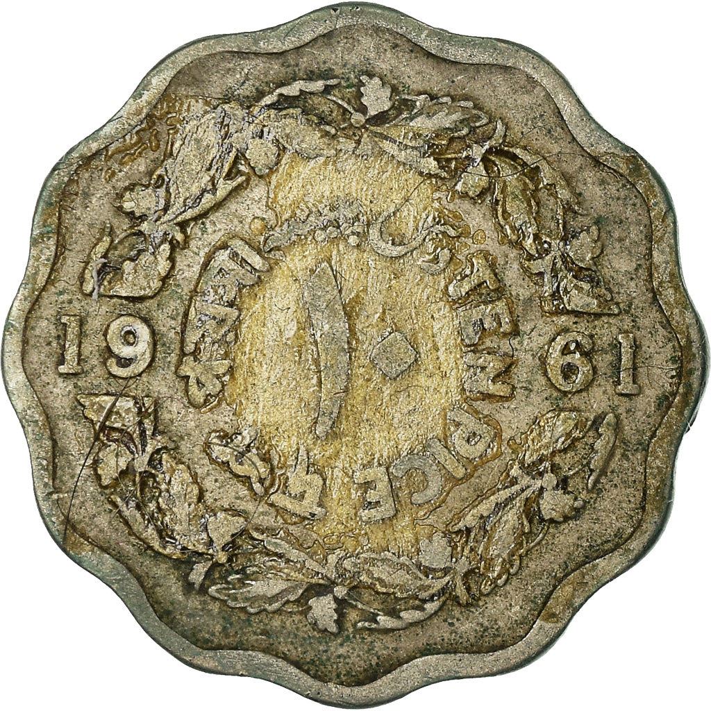 Pakistan | 10 Pice Coin | Crescent Moon | Km:20 | 1961