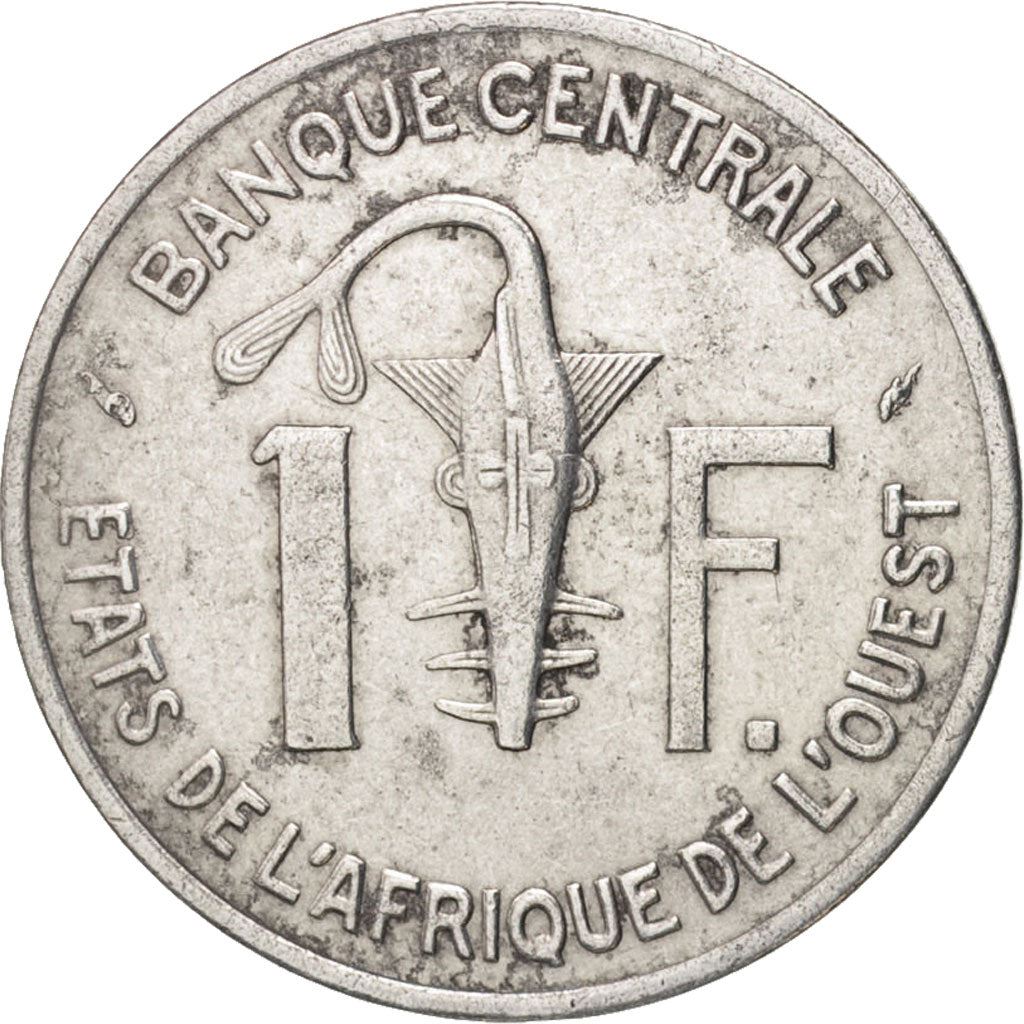 Western African States | 1 Franc Cfa Coin | Emblem of Central Bank | Gazelle | Km:3.1-3 | 1961 - 1975