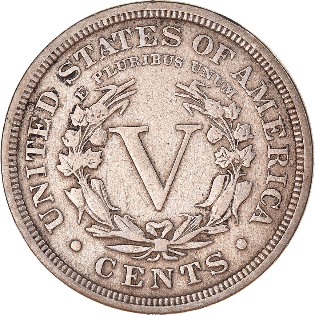 United States | 5 Cents Coin | Liberty | Roman Numeral | KM112 | 1883 - 1913